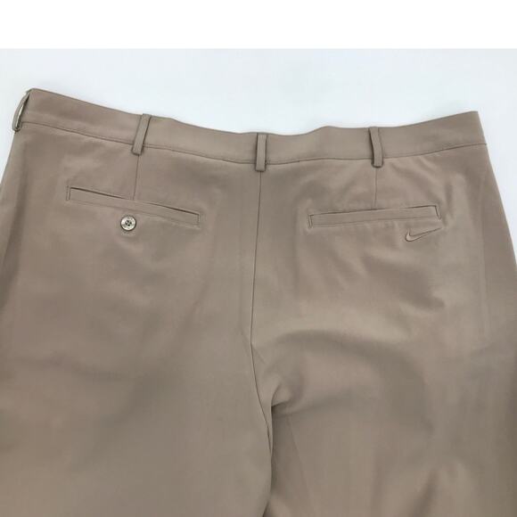 Nike Mens Tan Coaches Performance Chino Pants Size 40 Unhemmed - Picture 10 of 12